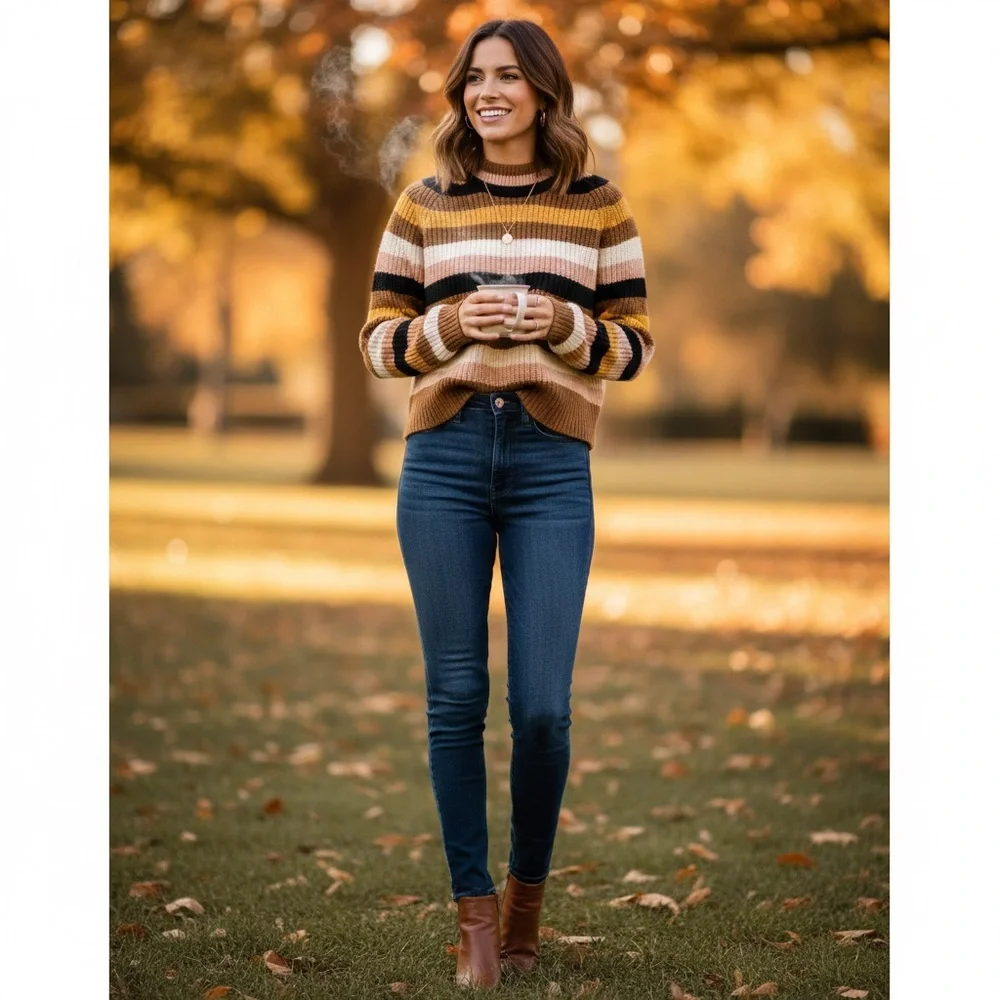Madewell‎ Striped Sweater Merino Wool